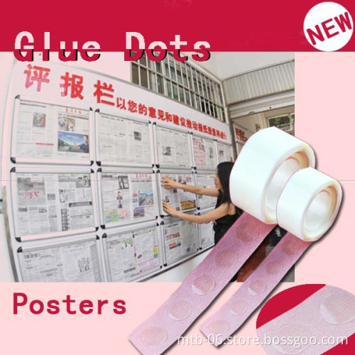 Removable Glue Dots for Gift Posters